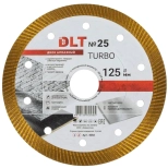Диск алмазный 125х22,2 мм по керамограниту №25 (Turbo) DLT 4283