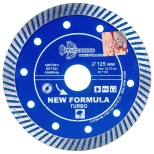 Диск алмазный отрезной Турбо New Formula 125 х 22,23 мм Trio-diamond T102