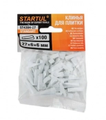 Клинья для плитки STARTUL 27х6х6 мм. Пачка 100 шт. РФ.