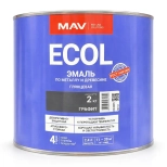 Эмаль Ecol ПФ-115 MAV (графит) 2,4 л