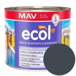 Эмаль Ecol ПФ-115 MAV. Графит. 2,4 л. РБ.