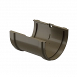 Соединитель желобов Docke PREMIUM (Каштан). RAL8017. РФ.