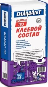 Diamant 183. РБ. 25 кг. Универсальный клей для утеплителя.