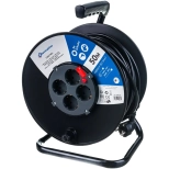 Удлинитель на катушке 50 м 4 розетки с/з Electraline 49035