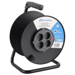 Катушка для кабеля пластиковая. Electraline 94014. Китай.