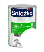 Эмаль для древесины и металла Sniezka. Белая глянцевая. 0,8 л. Польша.