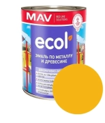 Эмаль Ecol ПФ-115 MAV. Желтая. 1 л. РБ.
