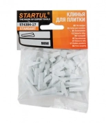 Клинья для плитки STARTUL 32х8х9 мм. Пачка 50 штук. РФ.