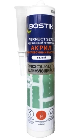 Герметик Bostik Perfect Seal шпаклевочный быстрый. Белый. 280 мл.