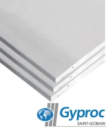 Гипсокартон Gyproc Оптима обычный 12,5х1200х3000 мм. РФ.