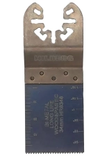 Полотно пильное погружное по древесине и пластику 34x40 мм. 18TPI. Bi-M. Hilberg. HR8348. Китай.