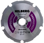 Круг пильный Hilberg Industrial HC190 Фиброцемент 5Т 190х30 мм. Китай.