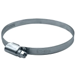 Хомут червячный 70-90 мм оцинкованный (1 шт)