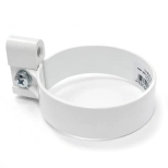 Хомут со шпилькой для трубы ПВХ Технониколь Оптима RAL 9003 (белый)