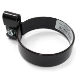 Хомут со шпилькой для трубы ПВХ Технониколь Оптима RAL 8019 (темно-кор.)