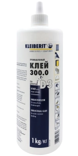 Клей ПВА столярный Kleiberit Leim 300.0 D3, 1 кг