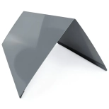 Конек плоский 200х200х2000 мм RAL 7024 (серый)