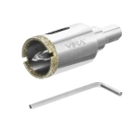 Коронка алмазная VIRA 25 мм. По керамике, керамограниту, камню. 559502. Китай.