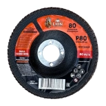 Круг лепестковый торцевой 125х22,2 мм P80 M-Lion