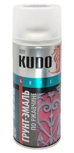 Грунт-эмаль по ржавчине KUDO RAL 7042 (серая) 520 мл KU-317042
