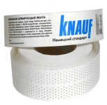Лента армирующая KNAUF перфорированная 150м х 52 мм. РФ.