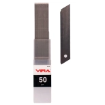 Лезвия для ножа 18 мм VIRA. 831550. Пачка 50 шт. Китай.