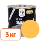 Эмаль дорожная АК-555 LIDA. Желтая. 3 кг. РБ.