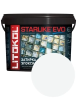 Эпоксидная фуга Litokol Starlike EVO S.100 Bianco Assoiuto. 1 кг. РФ.