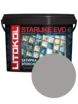 Эпоксидная фуга Litokol Starlike EVO S.110 Grigio Perla. 1 кг. РФ.