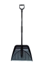 Лопата для уборки снега Профи 555х410 мм (черная)