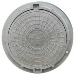 Люк полимерно-песчаный тип Л 3 тн облегченный (серый)