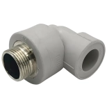 Отвод комбинированный с наружной резьбой 20х3/4" FIRAT ПП