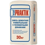 Смесь цементная универсальная Praktik с полимерными добавками, 30 кг