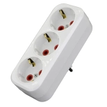 Разветвитель 3 розетки с/з  250В 16А. AY-KA. 77 134 00. Турция.