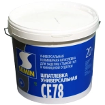 Шпатлевка финишная SEMIN СЕ-78 (белая крышка). 20 кг. РФ.