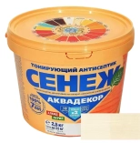 Антисептик тонирующий для дерева Сенеж Аквадекор. 101 Иней. 2,5 кг. РФ.