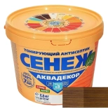 Антисептик тонирующий для дерева Сенеж Аквадекор. 118 Венге. 2,5 кг. РФ.