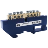 Шина N "ноль" на DIN-изол. 8 мест. ШНИ-6х9-8-Д-С IEK