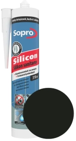 Герметик силиконовый Sopro. 310 мл. Черный 90. Польша.