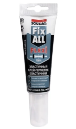 Клей-герметик Soudal Fix All Flexi. 125 мл. Бельгия.