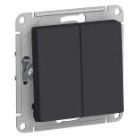 Выключатель двухкл. проходной Schneider Electric AtlasDesign ATN001065. РФ.