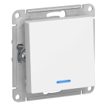 Выключатель однокл. с подсветкой Schneider Electric AtlasDesign ATN000113. РФ.