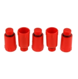 Заглушка ПП 1/2" НР красная AV Engineering (5 шт, инд. уп.)