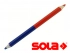 Карандаш строительный 17 см SOLA RBB 17 (красно-синий). Румыния.