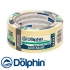 Лента малярная желтая Blue Dolphin 48 мм х 50 м. Польша.