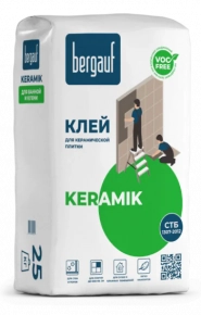 Клей для плитки Bergauf Keramik. РБ. 25 кг.