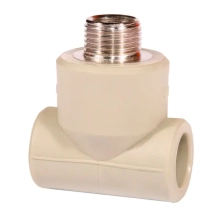 Тройник комбинированный с наружной резьбой 25х3/4" FIRAT ПП