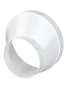 Переход (редуктор) пластиковый круглый 150/100 мм 1015РЭП