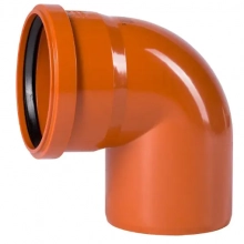 Отвод 160х87º для наружной канализации Ostendorf KGB