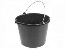 Ведро строительное чёрное 12 л НЕ для бытовых целей
